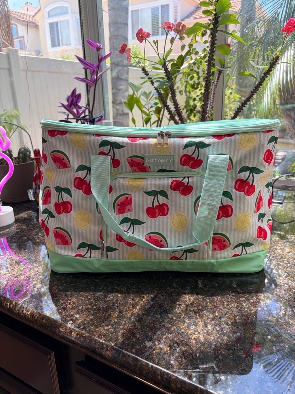 Neutrogena FruitPrint Insulated Cooler Bag